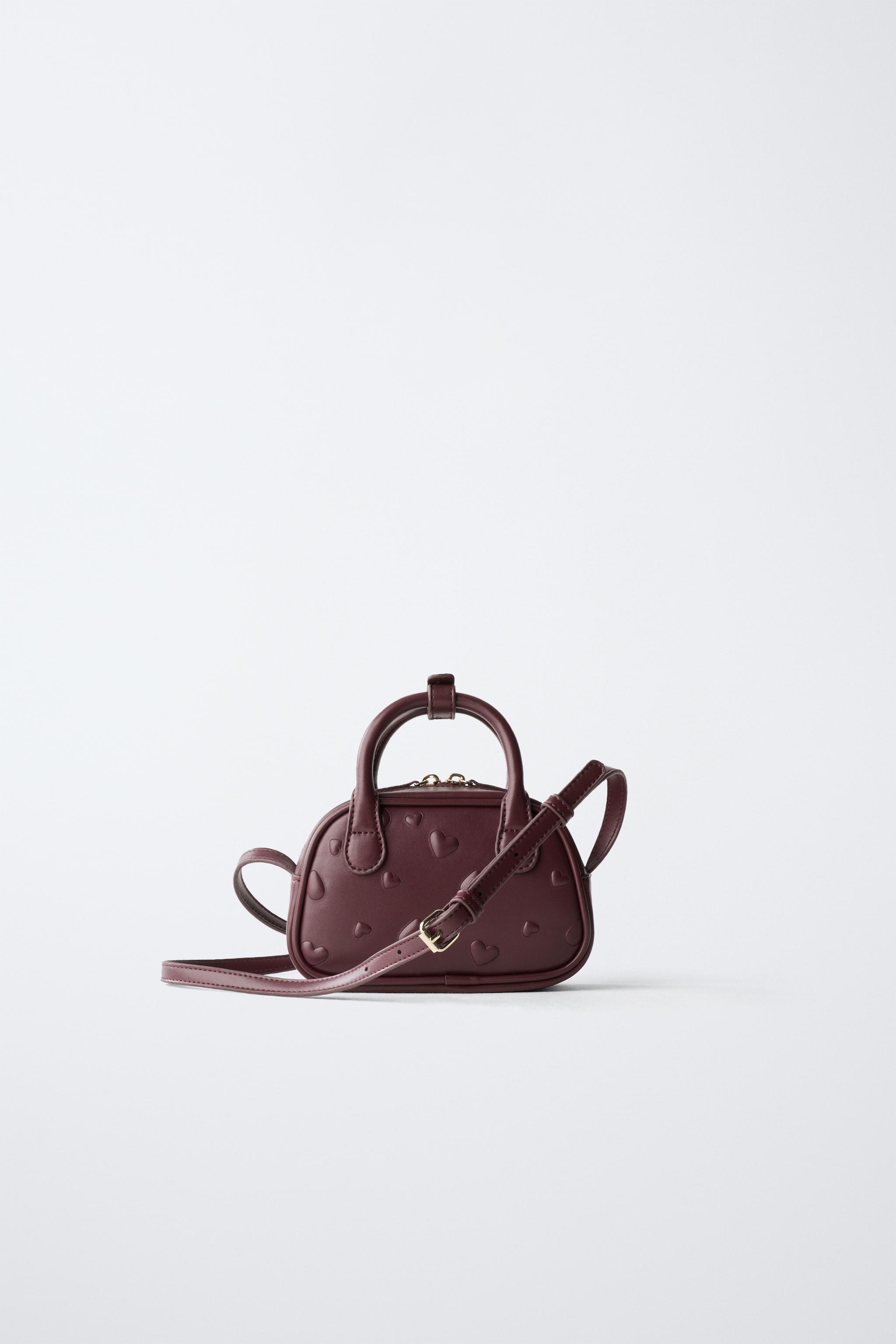 MINI HEART BOWLING CROSSBODY BAG